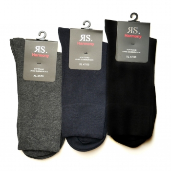 3 Paar Socken Übergröße 47-50 Schwarz, Marine, Anthrazit
