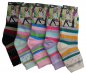 Mobile Preview: 10 Paar Mädchen-Socken mit Ringel/Sterne Kindersocken Gr.36-39