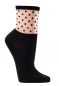 Preview: Damensöcken mit Motiv Punkte