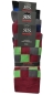 Mobile Preview: Herren Socken 52-54 XXL Übergröße RS. Harmony „Zauberwürfel“ 3 Paar mit Softrand