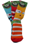 Preview: ABS Kinder Socken Gr. 35-38 Motiv lustige Monster 3 Paar