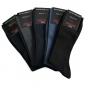 Mobile Preview: 5 Paar Business-Socken venenfreundlich ohne Gummi in Schwarz, Blau, Anthrazit, Marine, Navy