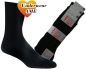 Preview: 3 Paar Socken 51-54 Schwarz 100% Baumwolle weiche Naht | Herrensocken ohne Gummi