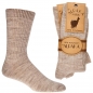 Preview: 100% Wollsocken beige
