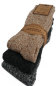 Preview: Norwegersocken Heern in Melange-Farben Braun-Anthrazit-Schwarz