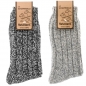 Preview: Norwegersocken melange silber/grau 39-42
