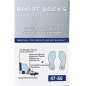Mobile Preview: Sneaker-Socken Gr. 47-50 Herren Sportsocken Weiß-Grau XXL mit hochgezogener Ferse
