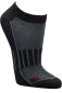 Mobile Preview: Sneaker-Socken Herren Gr. 47-50 Sportsocken Schwarz Übergröße mit hochgezogener Ferse