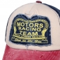 Mobile Preview: Basecap Herren "Motors Racing Team" Visier Rot Vintage Cap Outdoor Kappe Mütze