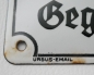 Mobile Preview: Emailschild Feuersozietät Brandenburg Emaille-Schild 1935-45 Ursus-Email