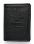 Mobile Preview: Leder-Geldbörse Herren mit RFID in Schwarz im Hochformat | Geldbeutel mit Münzfach