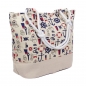 Preview: Strandtasche maritim mit Reißverschluss XXL Shopper