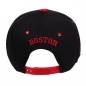 Preview: Basecap Herren „BOSTON“ Rotes Visier Outdoor Cap Schwarz-Rot