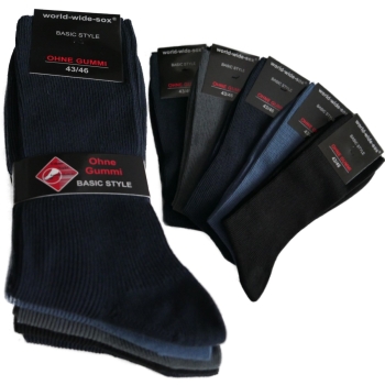 30 Paar Socken ohne Naht und Gummi Herren Socken Schwarz Blau Marine Anthrazit Navy