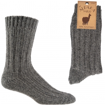 Wollsocken für Damen 100% Natur mit Alpaka weich & wärmend  | Luxus für Ihre Füße