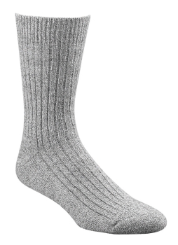 Wollsocken Herren 100% Schafwolle mit Plüschsohle Gr. 47-50 | 3 Paar Socken