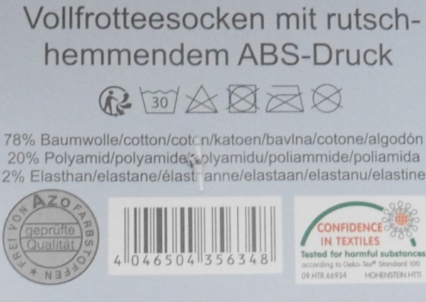 Kinder Socken ABS Motiv Pferde aus Vollfrottee 3 Paar