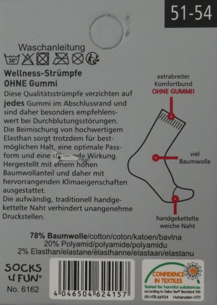 3-6-9 Paar Herren-Socken Gr. 51-54 extra-breiter Komfortbund | Jeans, Marine, Schwarz
