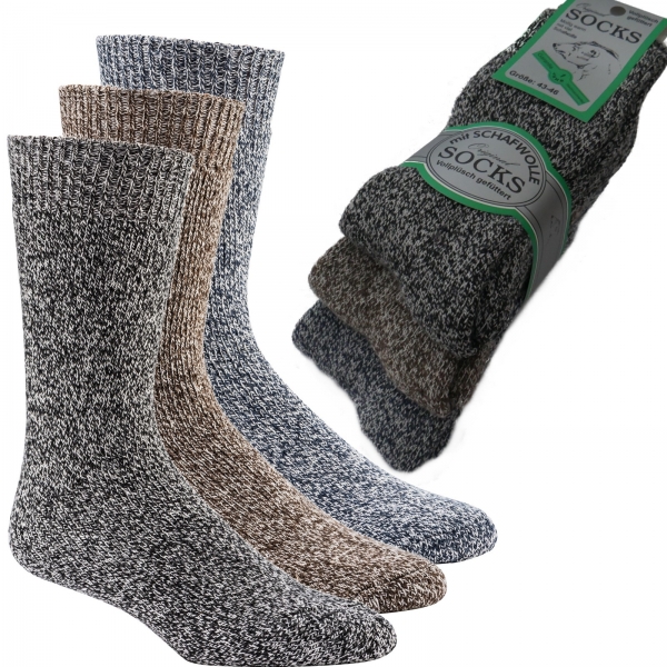 Thermosocken mit Schafwolle