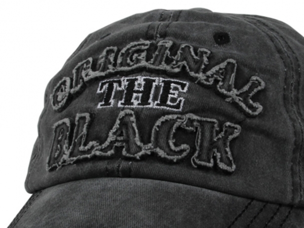 Baseballcap Herren Original The Black Vintage Cap Schwarz Outdoor Trucker Kappe