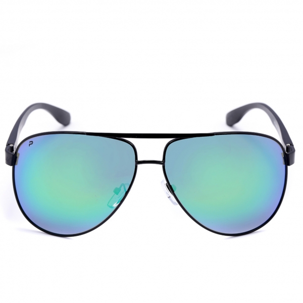 Polarisierte Sonnenbrille Herren Pilotenbrille verspiegelt mit UV 400 Schutz | Gestell aus Aluminium