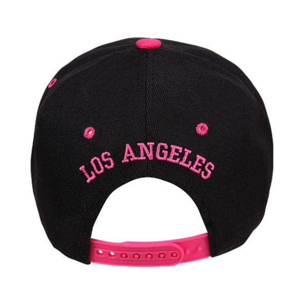 Basecap „LOS ANGELES" Damen Cap Schwarz-Pink