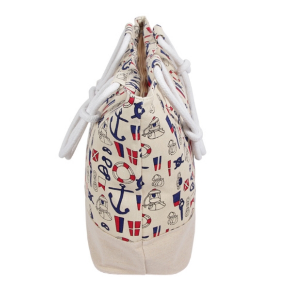 Strandtasche maritim mit Reißverschluss XXL Shopper