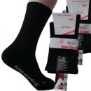 4 Paar Diabetikersocken Herren Schwarz extra-breit ohne Gummi 35 39 43 47 50 54