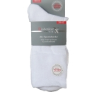 3 Paar Damen-Socken 39-42 Weiß ohne Gummi Komfortbund handgekettelte Spitze