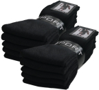Tennissocken Schwarz Gr. 43-46