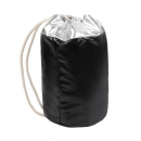 Damen Sportbeutel-Seesack Schwarz-Silber